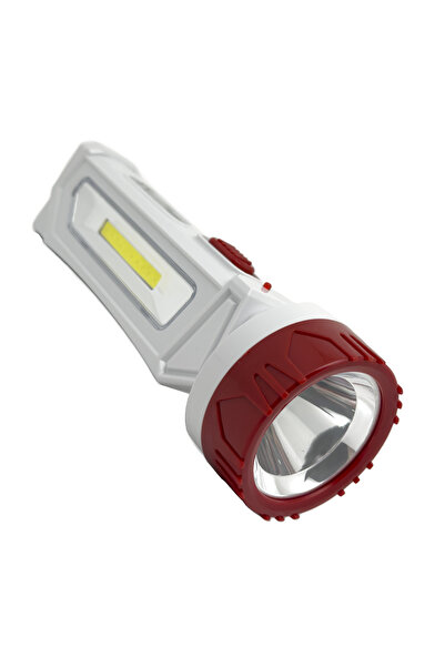 Kyrotech Solar Güneş Enerjili Şarjlı El Feneri, 2W Ön LED VE COB Yan LED, 300...