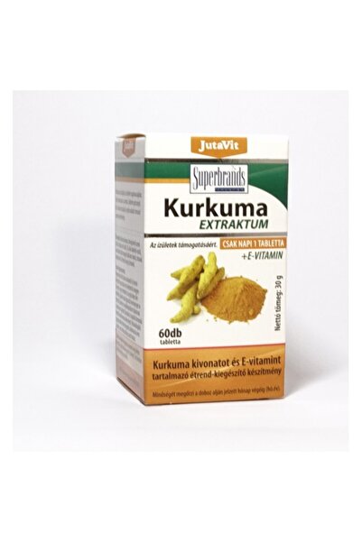JutaVit Curcuma Extract + Vitamin E 60 Tablets