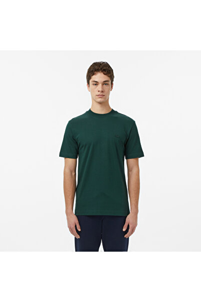Lacoste Erkek Relaxed Fit Bisiklet Yaka Yeşil T-Shirt