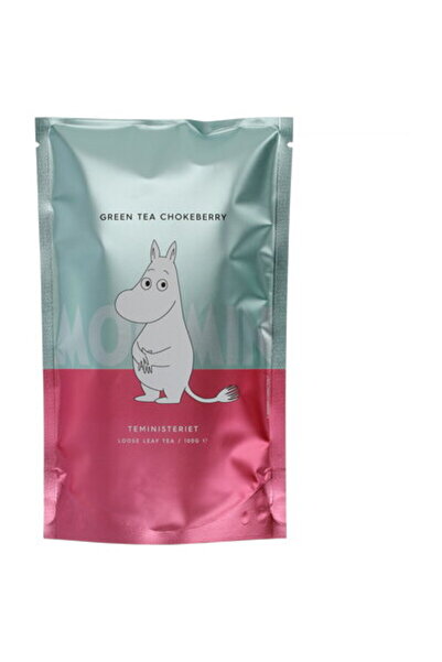 Teministeriet - Ceai verde Moomin cu aromă de aronia - Ceai vrac 100g - Rezervă