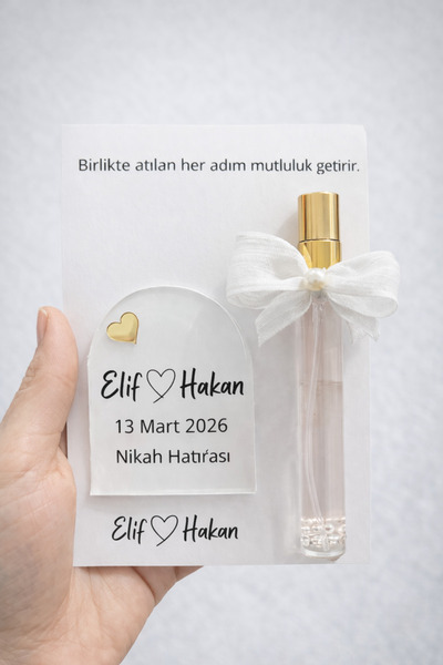 Defne 10 adet Kuşe kâğıt üstü Pleksi ve kalem kolonya detaylı magnet. Söz,niş...