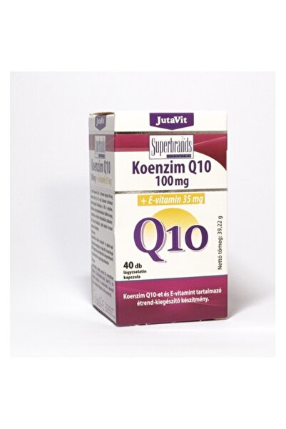 JutaVit Coenzima Q10 100mg, Jutavit, 40 de comprimate