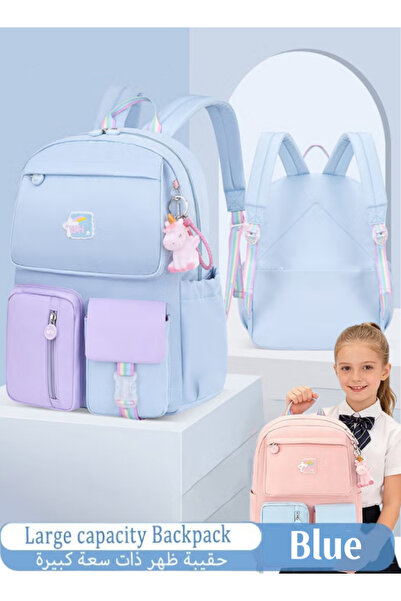 Generic Backpack Large Capacity Backpack Waterproof Nylon Schoolbag Multiple ...