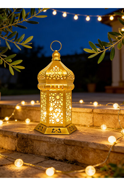Pomefar Ramadan Lights, Exquisite Designed Ramadan Lantern, Battery Operated ...