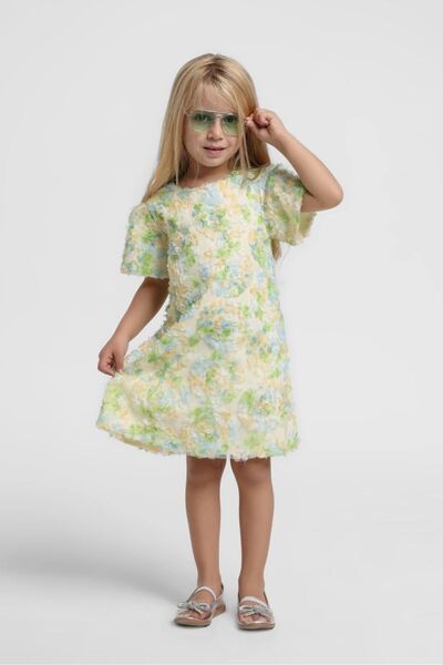 HAUSEkids Φόρεμα για κορίτσια 1-5 ετών Colorce Love - Πράσινο