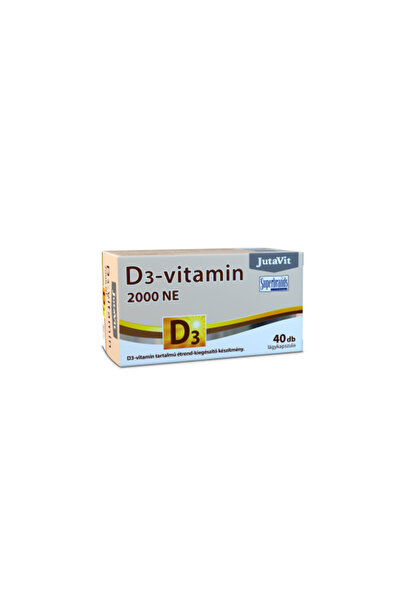 JutaVit Vitamin D3 2000UI Jutvit, 40 tablets