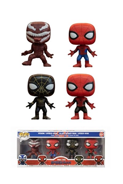 Premium مجموعة شخصيات مارفل سبايدرمان وفينوم على طراز فانكو
