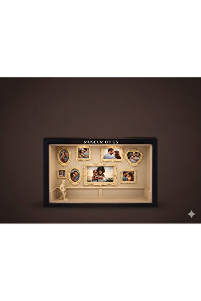 Minikbahcem Museum of Us - Kişiye Özel Fotoğraflı Anı Çerçevesi ve Dekoratif ...