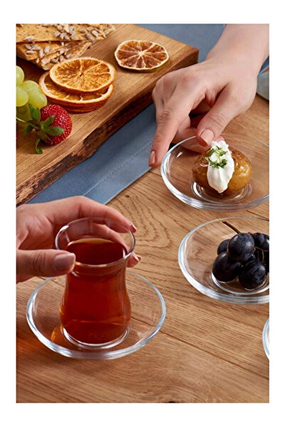 Şişecam G4U Paşabahçe Üsküdar Çay Seti 12 Parça 6 Kişilik