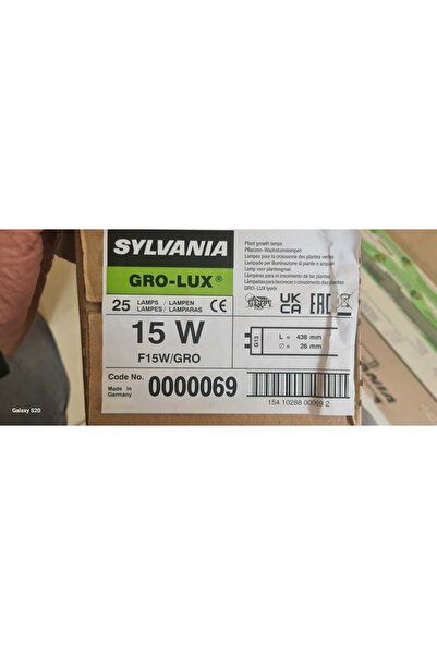 Sylvania 15W GRO-LUX AKVARYUM FLORESAN