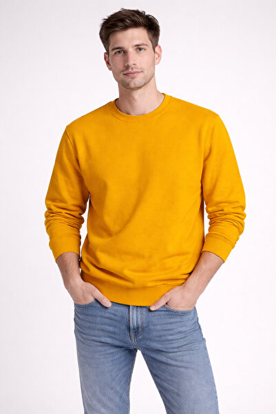 More Black Oversized 3 thread sh Fleece-Lined sweatshirt