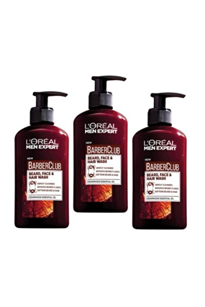 L'Oreal Paris Men Expert جل غسيل باربر كلوب 3 في 1 (لللحية والوجه والشعر) 200...