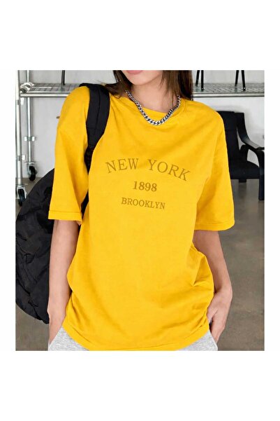 New Shine New York Brooklyn Yellow T-Shirt