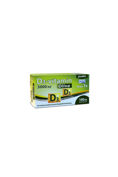 JutaVit Vitamin D3 3000UI Jutavit, 100 capsules