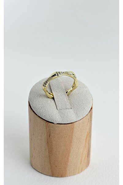 Sacha Accessories Zirkon Taşlı Kemik Model Ayarlanabilir Yüzük