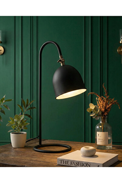 avizade Zeta Black Retro Industrial Metal Study Desk Lamp - Decorative Office...