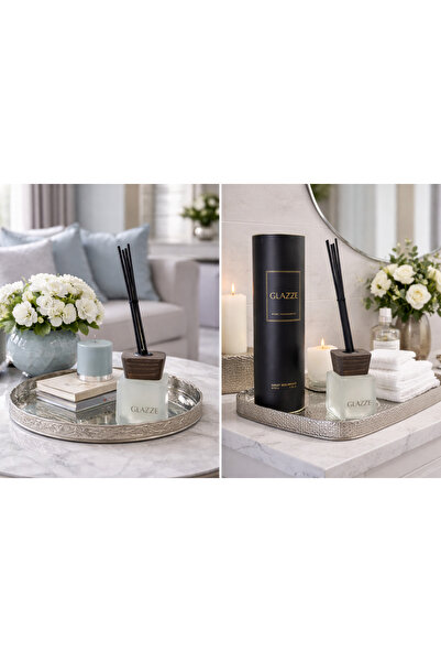 Kadim Vizyon Glazze Luxury Reed Diffuser Soft Linen Kalıcı Oda Kokusu 100 ml