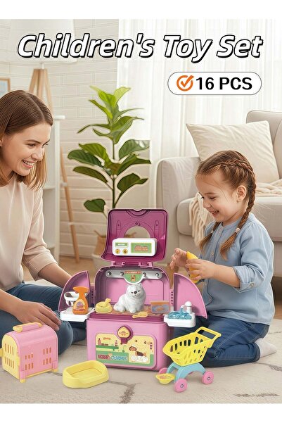 Generic 16pcs Kids Tool Set, Children's Backpack Toys, Cute animal Toys, Pret...