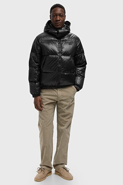 Lacoste Relaxed Fit down Fill Mens Jacket with Removable Hood Comfortable Cut...