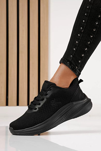 Zaira Women's black textile sneakers Anaiss #24389 - 40