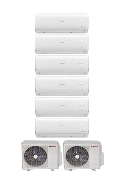 Bosch Multi Split İnverter Klima 64000 Btu Dış (36+28) + 6 İç Ünite 9+9+12+12...