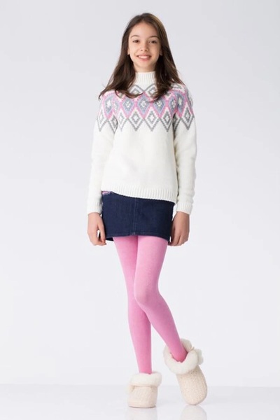 NBB Розови детски чорапогащи 40 дени