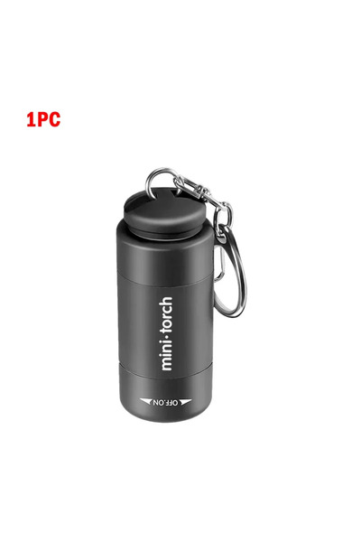 Choice مصباح صغير متعدد الوظائف قابل لإعادة الشحن عبر منفذ USB، مزود بإضاءة ق...