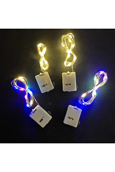 Choice أضواء سلسلة LED بيضاء دافئة - 1 متر/1 متر/2 متر، تعمل ببطارية، مصباح ص...