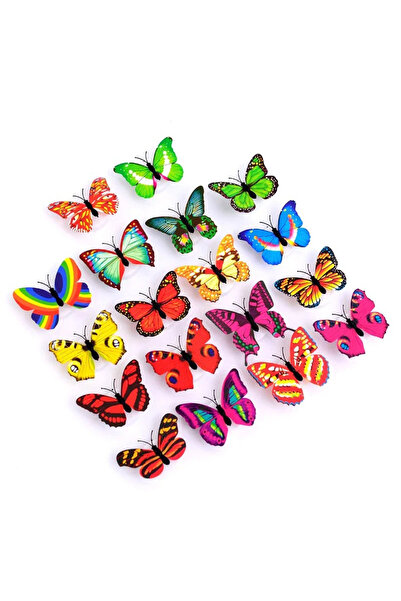Choice 5pcs Ranpo Hot Butterfly Night Light Creative Funny Colorful Glowing B...