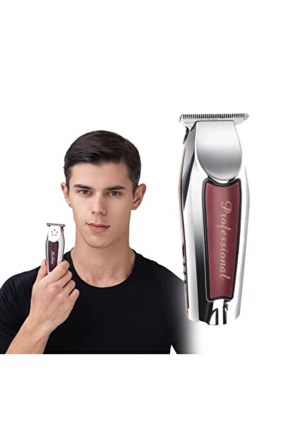 Choice ماكينة حلاقة شعر لاسلكية قابلة لإعادة الشحن للرجال، فضية اللون، للعناي...