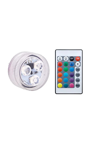 Heinast 1 controller 1 Lamp 3 LED Underwater Light 16 Colors RGB IP68 Waterpr...