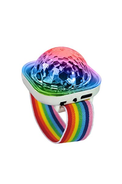 Choice مصباح ليلي LED أبيض محمول وملون، مصباح مسرح ديسكو، تحكم صوتي، قابل للا...