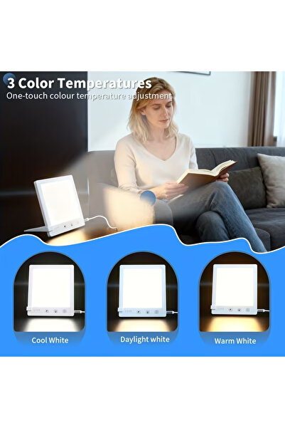 Choice مصباح نهاري أبيض بإضاءة LED واحدة مع حامل قابل للتعديل، فائق النحافة و...