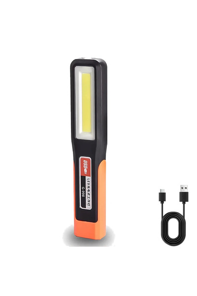 Heinast مصباح عمل LED محمول بتقنية COB مزود بمغناطيس، قابل للشحن، مناسب لصيان...