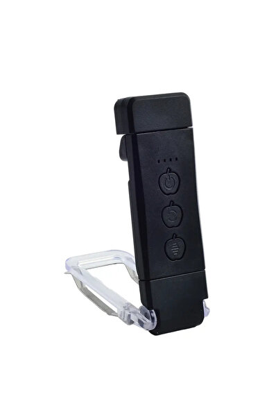 Choice مصباح قراءة LED قابل لإعادة الشحن بمشبك شحن USB أسود، مصباح كتاب LED ق...