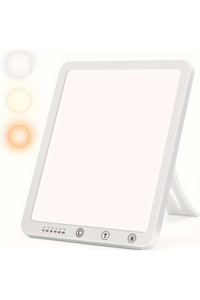 Choice مصباح أبيض USB لعلاج الحزن، بقوة 10000 لوكس، ضوء نهاري، قابل للتعتيم ب...