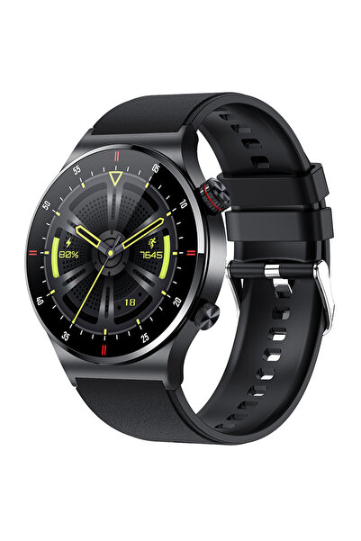 Choice ساعة ذكية جديدة للرجال من عام 2025 مزودة بتقنية NFC وحزام سيليكون أسود...