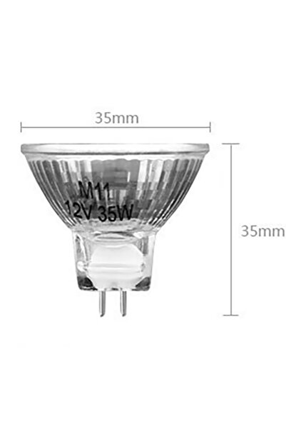Choice 12V 20W MR11 Halogen Spotlight Bulb Glass Housing 12V 20w Warm White 2...