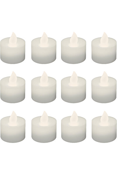 Choice 12-Pack White 6/12pcs Flameless LED Candle Creative wishing Led Tea Li...