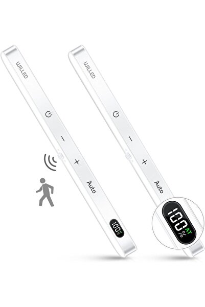 Choice Cabinet Light 2PCS WILLED Under Cabinet Lights Rechargeable Battery Di...