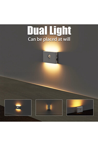 Choice A LED Night Light with Wireless Charger,Human Motion Sensor,EU/USB/Bat...