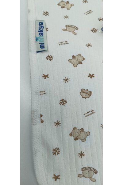 minnakya Cotton Single Layer Piping Combed Cotton Newborn Baby Blanket Stroller Cover 80*90
