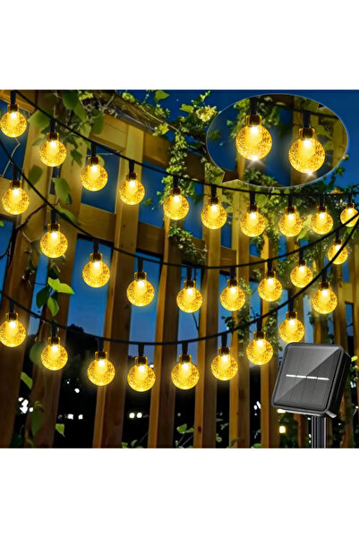 Choice سلسلة أضواء كريستالية تعمل بالطاقة الشمسية مقاومة للماء بطول 10 أمتار،...