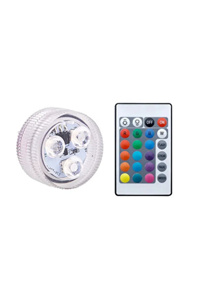 Heinast 1 controller 1 Lamp 3 LED Underwater Light 16 Colors RGB IP68 Waterpr...