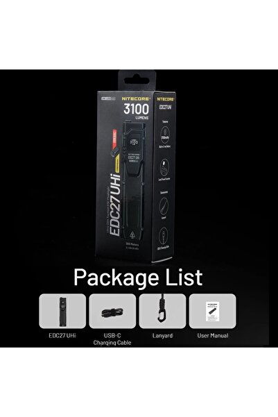 Choice مصباح يدوي تكتيكي من نوع كونفوي يو هاي، بقوة 3100 لومن، قابل لإعادة ال...