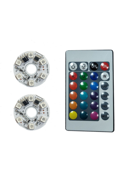 Choice 2 Lamp 1 Controller 1Set 5V RGB LED Lights Plate Linkage Control Color...