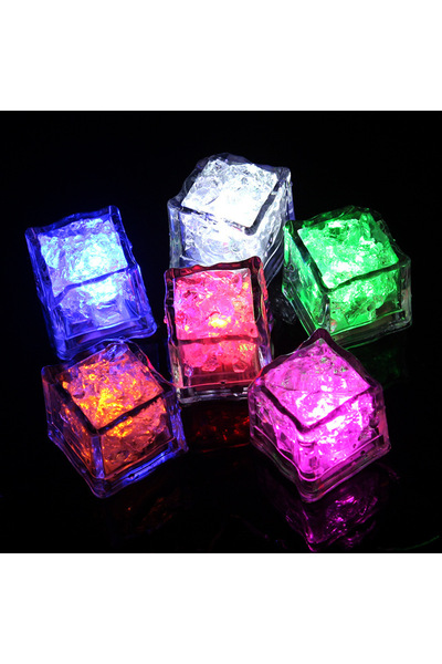 Choice5 Colorful Fast Flash LED Ice Light Glowing Ice Cubes Touch Sensitive L...