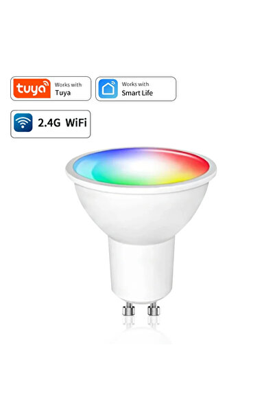 Choice 5w 2.4G WiFi 220V Tuya GU10 LED Bulb Wi-Fi Bluetooth Smart Light APP C...