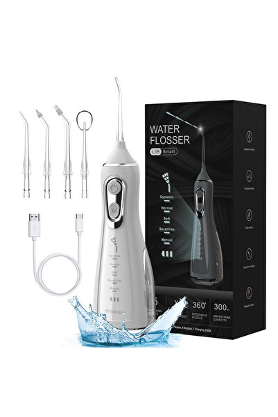 Choice L15-B USB-rechargeable portable water flosser with 300ML water tank, w...