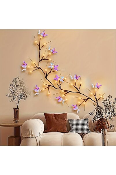 Choice 1PC Butterfly LED Tree Branch Light for Wall Blossom Willow Vine Twig ...